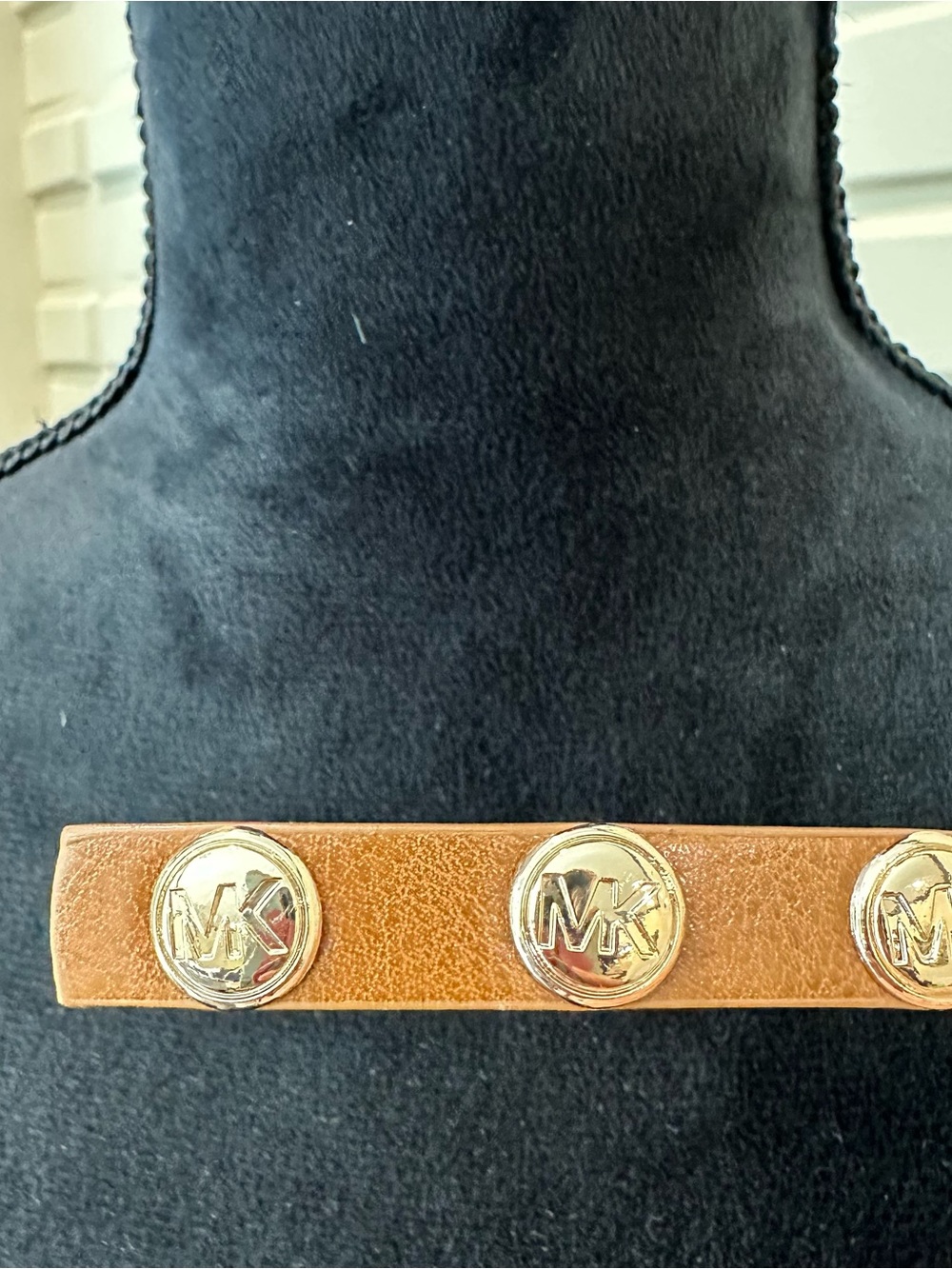 Michael Kors Brown Logo Monogram Chain Belt  Wallet/Bag 36” - Picture 6 of 9